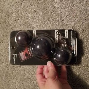 Nwt! Double sided microfiber keychain